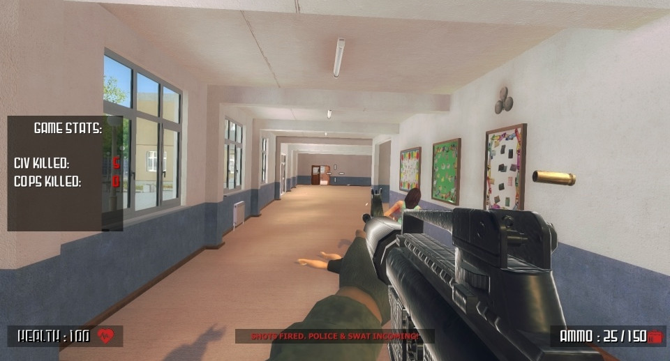 В США 23 тысячи человек подписали петицию против игры, имитирующей расстрел в школе