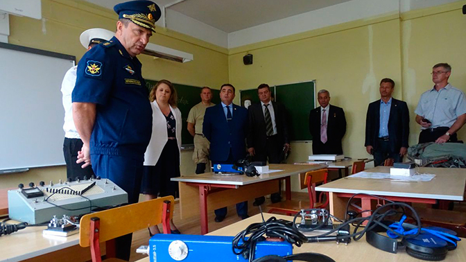 Первый в России класс ДОСААФ появился в московской школе