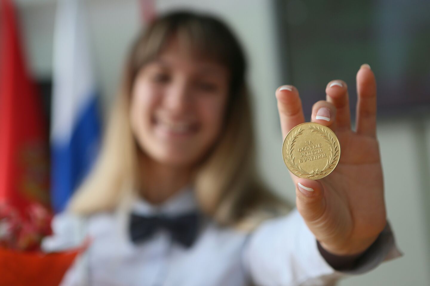 Московские выпускники получили медали «За особые успехи в обучении»