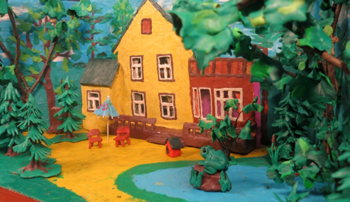 Как вылепить кипенье мухоморов?