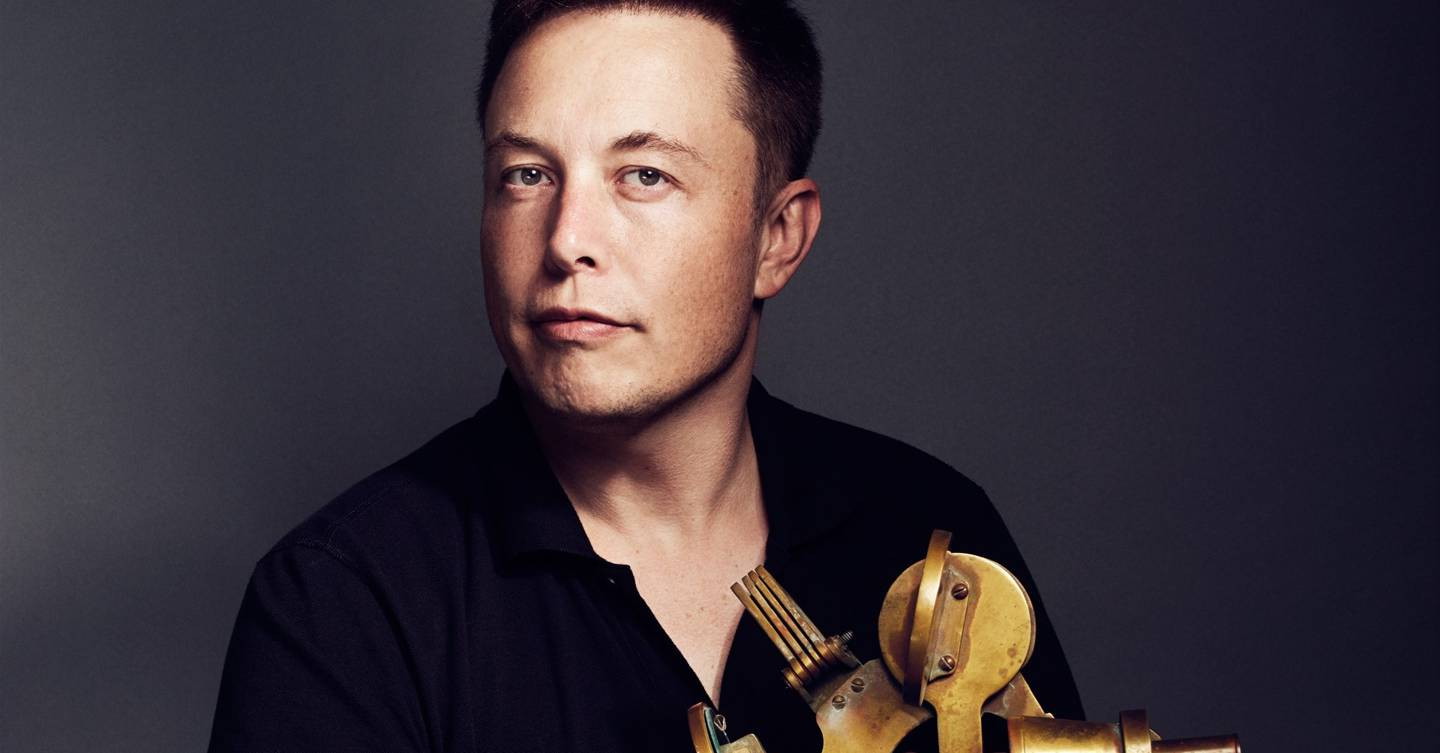 Илон Маск выступает на российском марафоне «Новое знание»