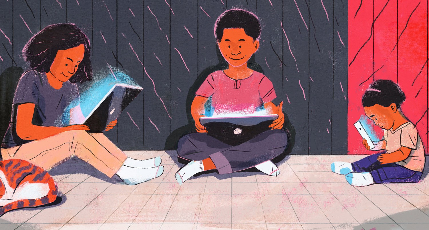 Роспотребнадзор: Девятиклассникам можно сидеть в гаджете, не отрываясь, всего 15 минут