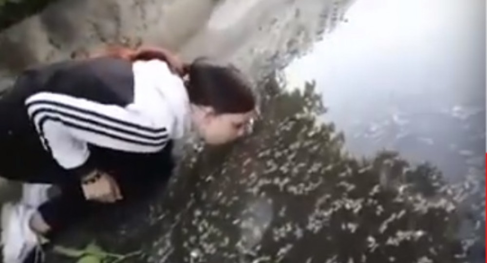 В Бийске две девушки заставили школьницу пить из лужи В Бийске две девушки заставили школьницу пить из лужи