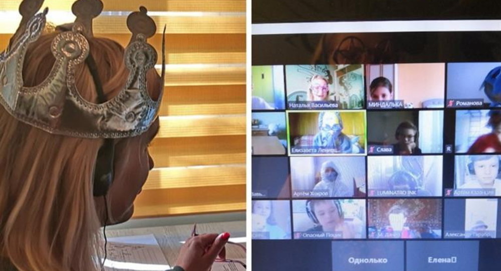 Учитель в красноярском лицее № 9 «Лидер» проводит уроки-маскарады