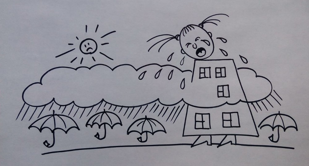 – Я два раза поплакала. – Я два раза поплакала.