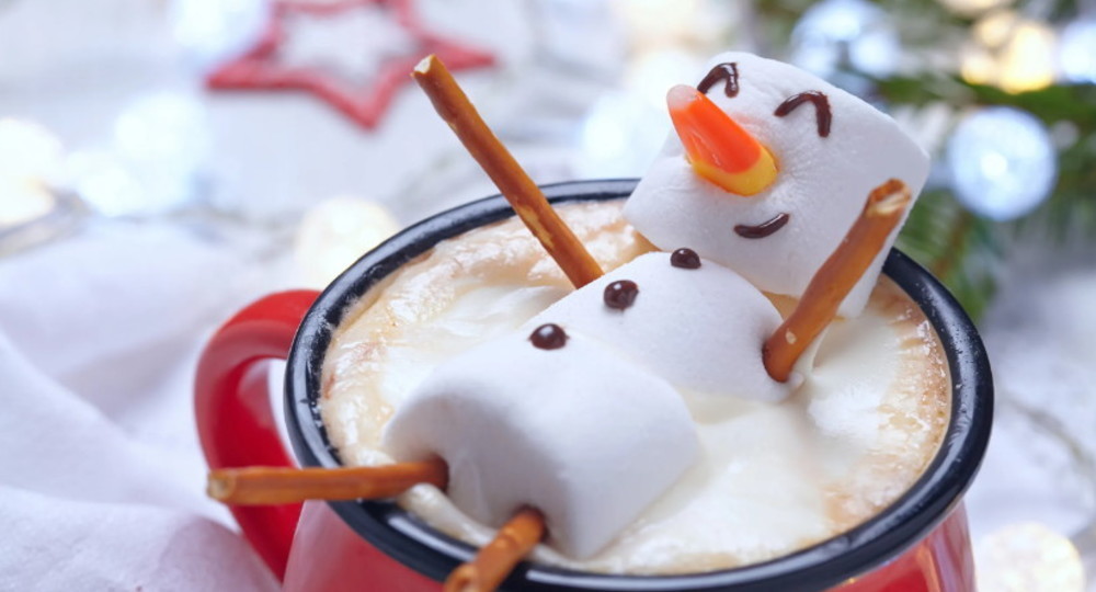 Теплое какао, тишина и снежные бабы