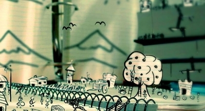 Рисунки из школьных тетрадей стали экспонатами выставки