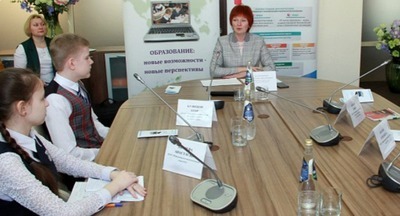 Министр образования и науки Удмуртии провела открытый урок для школьников республики