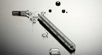 Что делать, если разбился градусник 