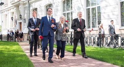 Студенты Российского университета транспорта отметили День Победы