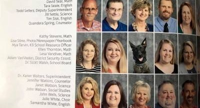 В США собака попала в виньетку выпускников полицейской школы