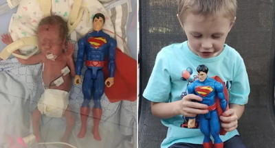 Малыш-супермен покорил социальные сети