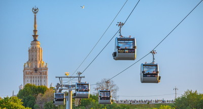 Первого сентября первоклассники смогут бесплатно прокатиться на Московской канатной дороге