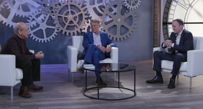 Герман Греф, космонавт Сергей Рязанский и профессор Александр Асмолов поговорили о точке опоры